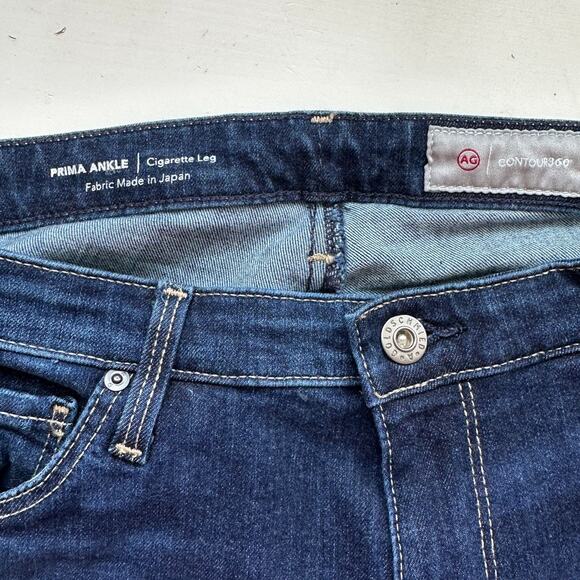 AG Dark Wash Prima Ankle Cigarette Leg Contour 360 Jean 31R - Picture 10 of 16